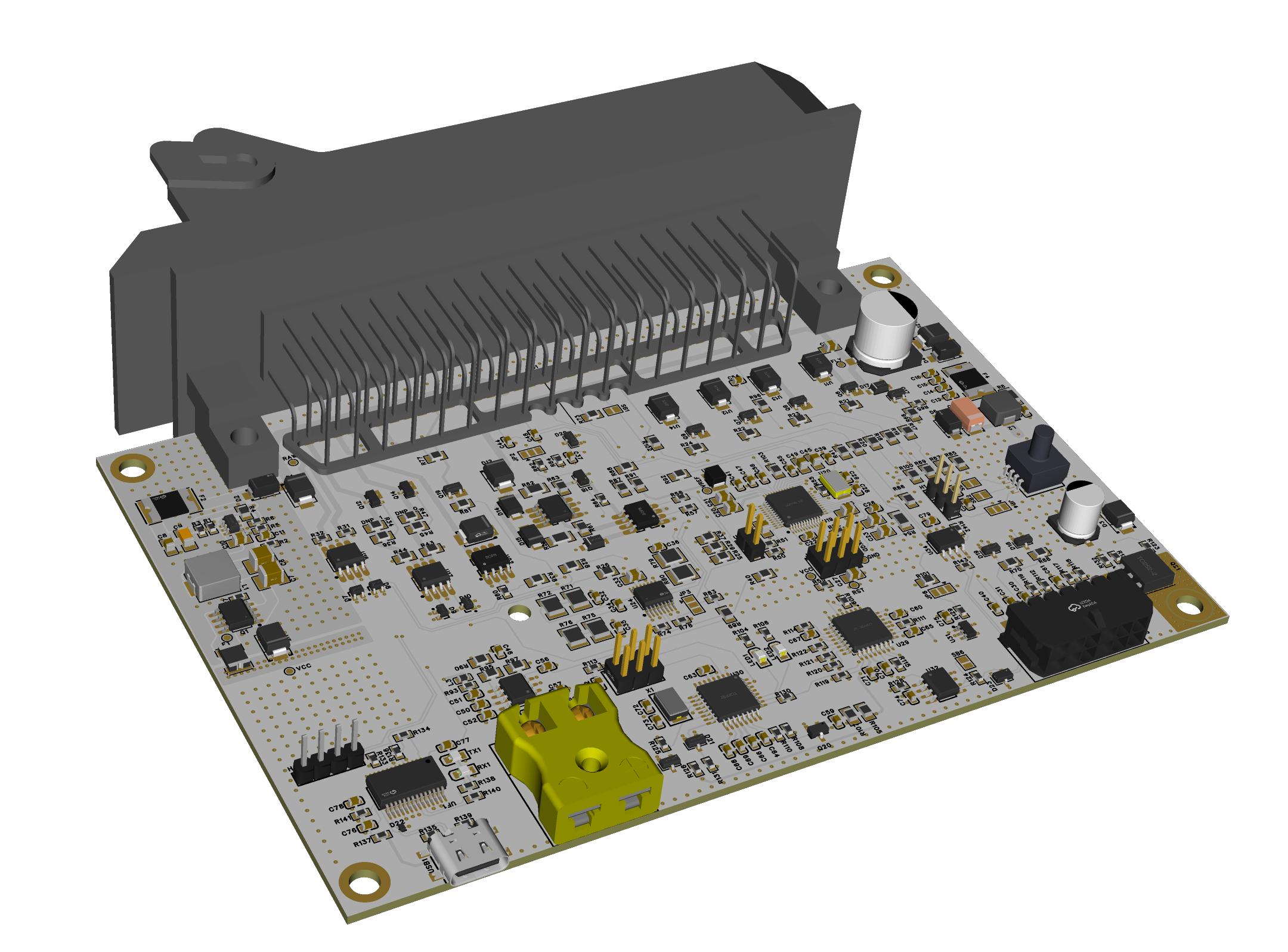 MS2 Engine Management FC MOTORPART - render 3D del prototipo
